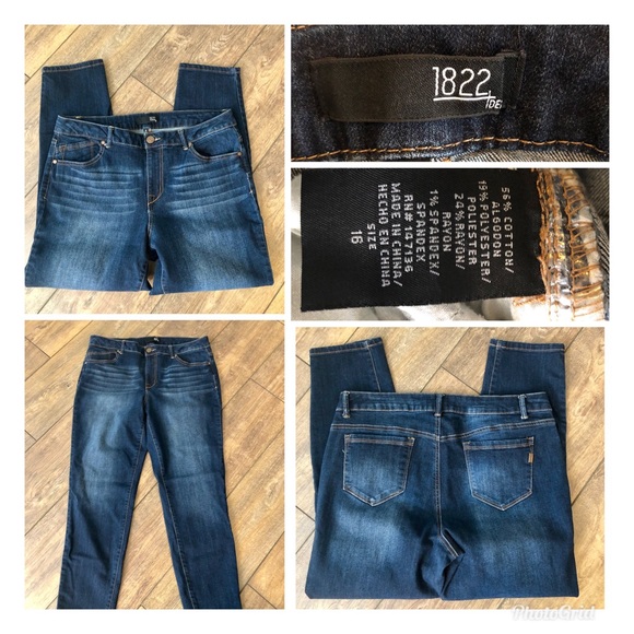 1822 denim size 16